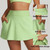 2024 New Anti Light  Two Piece High Waist Sports Short Skirt Half Length Tennis and Badminton Breathable Fitness Skirt