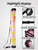 Pickleball, Tennis Padel Ball Hopper Tubes - (15/12) Tennis/Padel Ball  Picker Upper Tubes - Quick Pickup  Storage