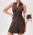 YIYI New Women's Golf Polo Dress Tennis Sleeveless Zip up Lightweight Quick Dry Moisture Wicking Athletic Sports Workout Dress