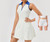 YIYI New Women's Golf Polo Dress Tennis Sleeveless Zip up Lightweight Quick Dry Moisture Wicking Athletic Sports Workout Dress