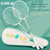 Durable All-in-One Steel-Alloy Badminton Racket Non-slip, Shock-Absorbing Outdoor Badminton Racket Adult Tennis Rackets
