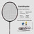 Badminton Racket Competition-Grade Master 4U Tournament-Specific Hard High-Pound Reinforced Carbon-Fiber Single Racket 82g G5