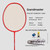 Badminton Racket Competition-Grade Master 4U Tournament-Specific Hard High-Pound Reinforced Carbon-Fiber Single Racket 82g G5