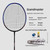 Badminton Racket Competition-Grade Master 4U Tournament-Specific Hard High-Pound Reinforced Carbon-Fiber Single Racket 82g G5