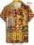 Hawaii Shirts For Men 3D Graphic Short-sleeved T-shirt Casual Lapel Buttons Male Tops Summer Oversized Bohemian Man Tees