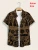 Hawaii Shirts For Men 3D Graphic Short-sleeved T-shirt Casual Lapel Buttons Male Tops Summer Oversized Bohemian Man Tees