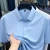 Mens Business Casual Shirt Short Sleeve Ice Silk Fabric Premium Quality WrinkleResistant for Daily Life