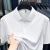 Mens Business Casual Shirt Short Sleeve Ice Silk Fabric Premium Quality WrinkleResistant for Daily Life