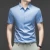 Mens Business Casual Shirt Short Sleeve Ice Silk Fabric Premium Quality WrinkleResistant for Daily Life