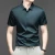 Mens Business Casual Shirt Short Sleeve Ice Silk Fabric Premium Quality WrinkleResistant for Daily Life