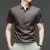 Mens Business Casual Shirt Short Sleeve Ice Silk Fabric Premium Quality WrinkleResistant for Daily Life