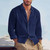 Men's Spring and Autumn Linen Cardigan Long Sleeved Shirt Casual Loose Breathable Button Top Suitable for Daily Leisure or Party