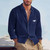 Men's Spring and Autumn Linen Cardigan Long Sleeved Shirt Casual Loose Breathable Button Top Suitable for Daily Leisure or Party