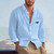 Men's Spring and Autumn Linen Cardigan Long Sleeved Shirt Casual Loose Breathable Button Top Suitable for Daily Leisure or Party
