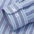 Men's 100% Cotton Striped Checkered Long Sleeve Oxford Shirt Front Patch Chest Pocket Button-down Plaid Versatile Casual Shirts