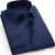 Plus Large Size 8XL 7XL 6XL 5XL 4XL Social Dress Shirts Mens Business Casual Long Sleeved Shirt Classic Striped Male Purple Blue