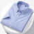 Half Sleeved Shirt For Men 100% Pure Cotton Stripe Oxford Short Sleeved Men's Shirt With Pocket Solid Color Plus Size For Summer