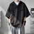 2026 Summer Men Hooded Shirt Korean Half Sleeve Pullover Streetwear Hip Hop Loose Shirt Tops Drawstring Men Clothing M-5XL