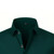 Men's Solid Green Shirt Long Sleeve Slim Fit with Black Buttons Wrinkle-Free Stretch Fabric for Business Wedding & Daily Wear