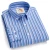 New in shirt over 9xl 100%cotton long-sleeve shirts for men slim fit casual plain shirt soft striped thin korean popular clothes
