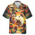 Hippie Music Graphic Beach Shirts For Men Hip Hop Rock Singer Lapel Blouse Casual Streetwear Short Sleeve Male Button Tops