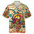 Hippie Music Graphic Beach Shirts For Men Hip Hop Rock Singer Lapel Blouse Casual Streetwear Short Sleeve Male Button Tops