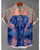 New Retro Men's Ethnic Elephant Pattern Print Lapel Shirt, Fashion Casual Short Sleeve Linen Neuheiten In Oberteile Und T-shirts