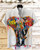New Retro Men's Ethnic Elephant Pattern Print Lapel Shirt, Fashion Casual Short Sleeve Linen Neuheiten In Oberteile Und T-shirts