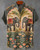 New Retro Men's Ethnic Elephant Pattern Print Lapel Shirt, Fashion Casual Short Sleeve Linen Neuheiten In Oberteile Und T-shirts