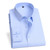 2024 New High Quality Men Shirt Business Hydrophobic Material Long Sleeve Anti-fouling Social Slim Fit 3XL-4XL White-blue-gray