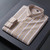 New in Shirt 100%Cotton Oxford Long Sleeve Shirts for Men Casual Plaid Tops Slim Fit Soft Designer Striped Clothes