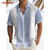 Colorful Stripes Pattern Hawaiian Shirt For Men Color Block 3D Printed Short Sleeve Tops Casual Lapel Aloha Shirts Loose Blouses