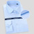 High Quality 100% Cotton Men Dress Long Sleeve Office Shirt Solid Male Regular Fit Stripe Business Social White Shirt S-7XL 8XL