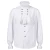 2024 Men's Gothic White Shirts And Blouses Tops Retro Victorian Medieval Lace Ruffles Stand Collar Puff Sleeve Shirt Clothing