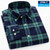 100%cotton sanding ovre size shirts for men slim fit formal plain shirt soft plaid tops casual hight qulity business clothes