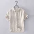 New Summer Minimalist Oxford Spun Solid Color Short Shirt Men's Linen Thin Casual Short Sleeved Shirt Top