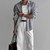 Vintage Mens Striped Printed Shirt Long Sleeve Turn-down Collar Buttoned Shirts Autumn New Casual Slim Fit Men Cardigan Shirts