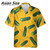 Funny Pickled Cucumbers Pattern Shirts Summer Fashion Short Sleeve Personality 3D Printed Blouse Loose Streetwear Harajuku Shirt