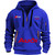 Sporty Audi clothing suitable for men, outdoor sports-style cycling suits, street-printed hooded sweatshirts with brims, featuri