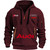 Sporty Audi clothing suitable for men, outdoor sports-style cycling suits, street-printed hooded sweatshirts with brims, featuri
