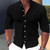 Men's shirt graphic geometric standing collar outdoor street long sleeved printed clothing fashion street clothing casual