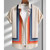 Simple Shirts For Men 3d Stripe Printed Men'S Clothing Loose Oversized And Blooms Casual Short Sleeved Daily Street Tops