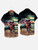 Men's Retro Denim Printed Shirt 3D Animated Printed Shirts Men's Summer Beach Casual Shirt Hawaii Vacation Short Sleeved Shirts