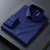 S-4XL Anti-Wrinkle Men Shirts Long Sleeve Dress Shirts For Men Slim Fit Camisa Social Business Blouse White Blue Office Shirt