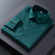S-4XL Anti-Wrinkle Men Shirts Long Sleeve Dress Shirts For Men Slim Fit Camisa Social Business Blouse White Blue Office Shirt