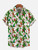 2024 Fashion Men's Hawaiian shirts Mexican Style Colorful Graffiti Art Poster Printing Short Sleeve Shirt  Hawaii style clothes