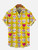 2024 Fashion Men's Hawaiian shirts Mexican Style Colorful Graffiti Art Poster Printing Short Sleeve Shirt  Hawaii style clothes