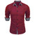 New 11 -color men's shirt Classic long -sleeved shirt double -breasted solid color loose Hawaiian shirt business office 6xl