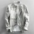 Men Cotton Linen Shirt Formal Retro Chinese Style Long Sleeve Mandarin Collar Casual Shirts Soft Comfort Tailor-made T-Shirts