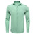 Hi-Tie Plain Solid Silk Men's Shirts Long Sleeve Lapel Dress Suit Shirt Blouse Wedding Business Blue Mint Pink Purple Green Gray